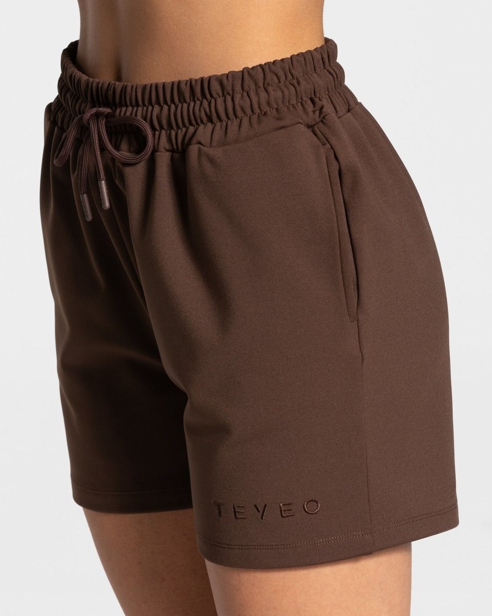 TEVEO Charming Oversized Shorts Braun | 87264RGFP