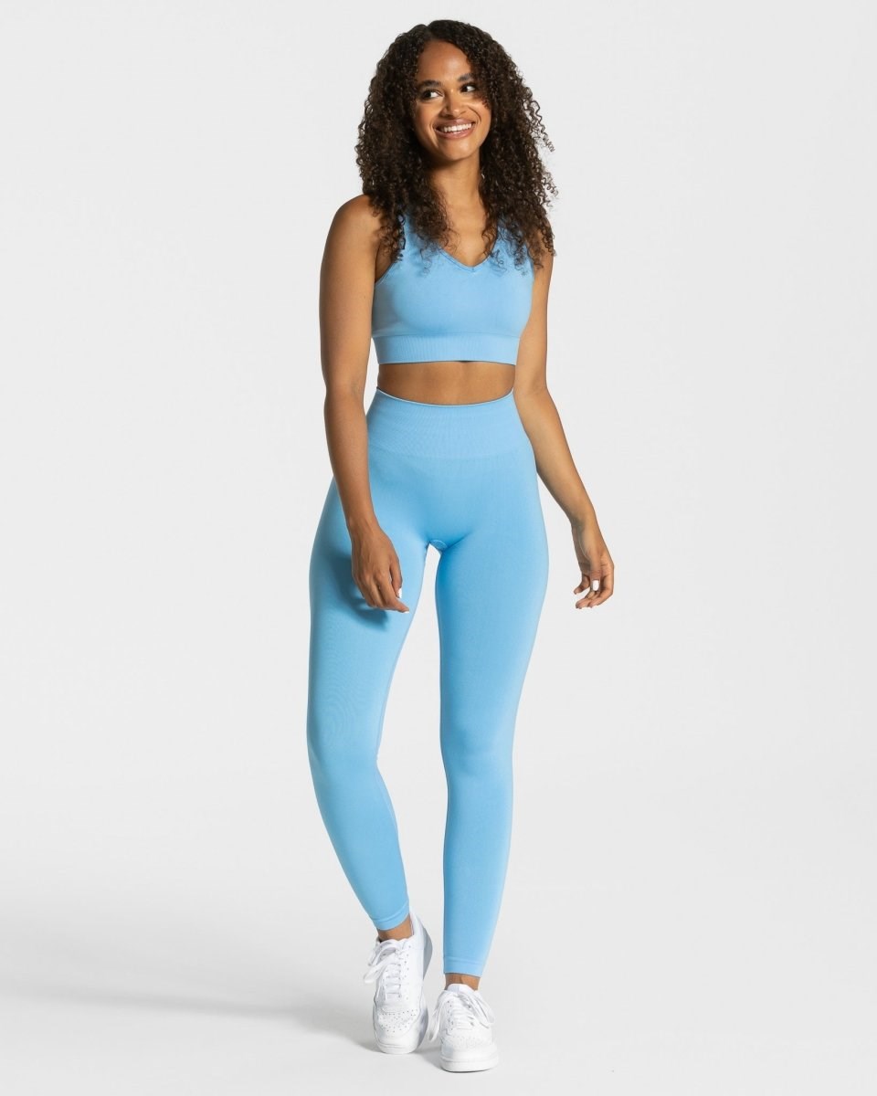 TEVEO Classy Leggings Bleu | 10965XLFR