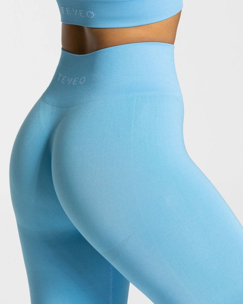 TEVEO Classy Leggings Bleu | 10965XLFR