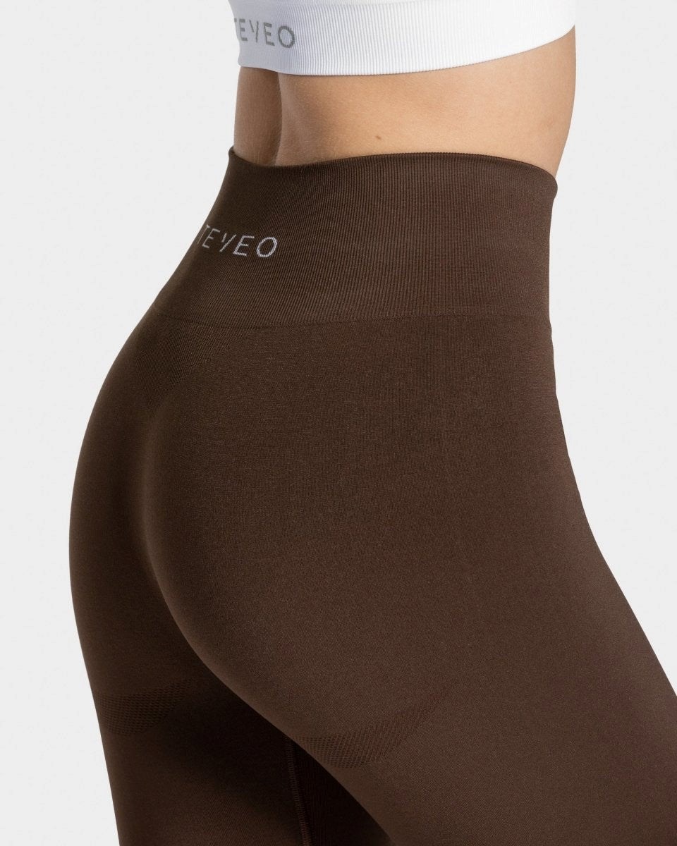 TEVEO Classy Leggings Marron Foncé | 30975PWYC