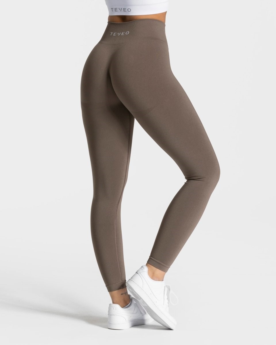 TEVEO Classy Leggings Taupe | 58236TDKF