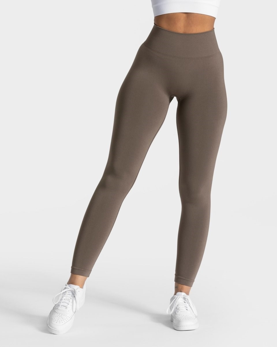 TEVEO Classy Leggings Taupe | 58236TDKF