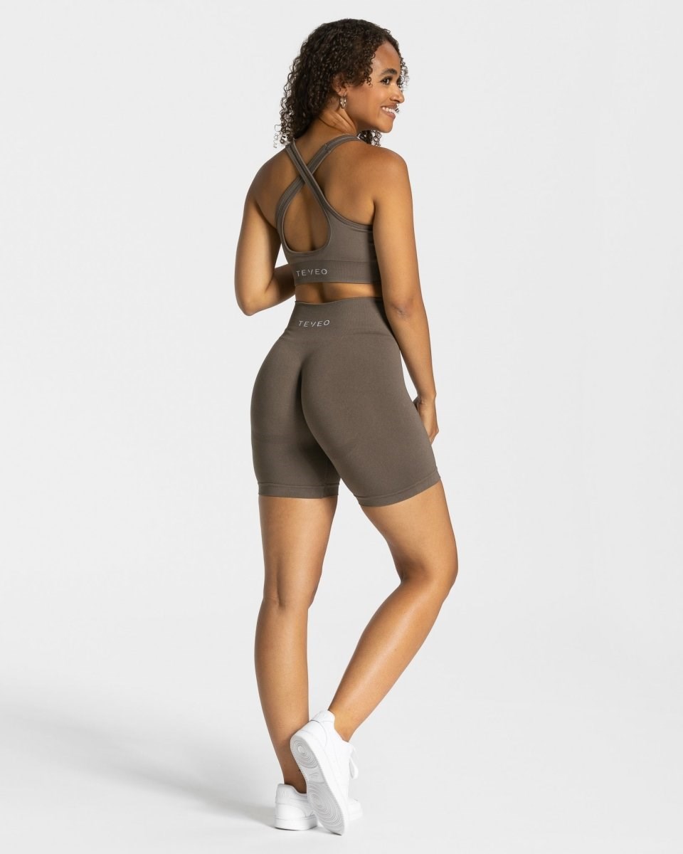 TEVEO Classy Shorts Taupe | 29084APHQ