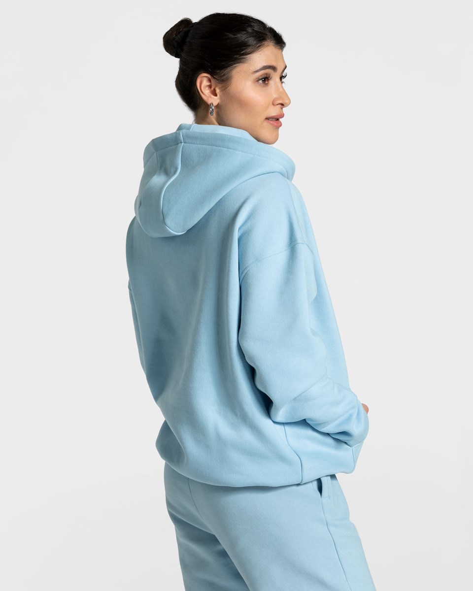 TEVEO College Oversized Hoodie Bleu | 29458XTEG