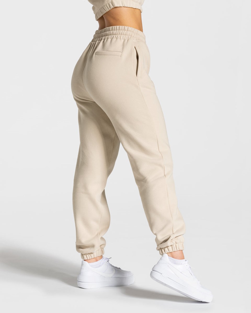 TEVEO College Oversized Jogger Beige | 63857NPTF