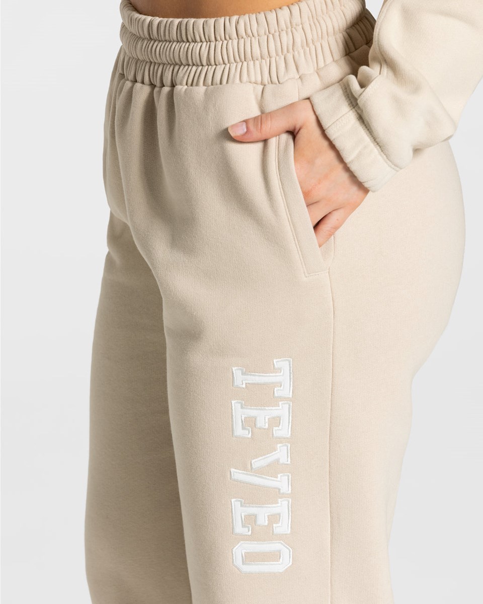 TEVEO College Oversized Jogger Beige | 63857NPTF