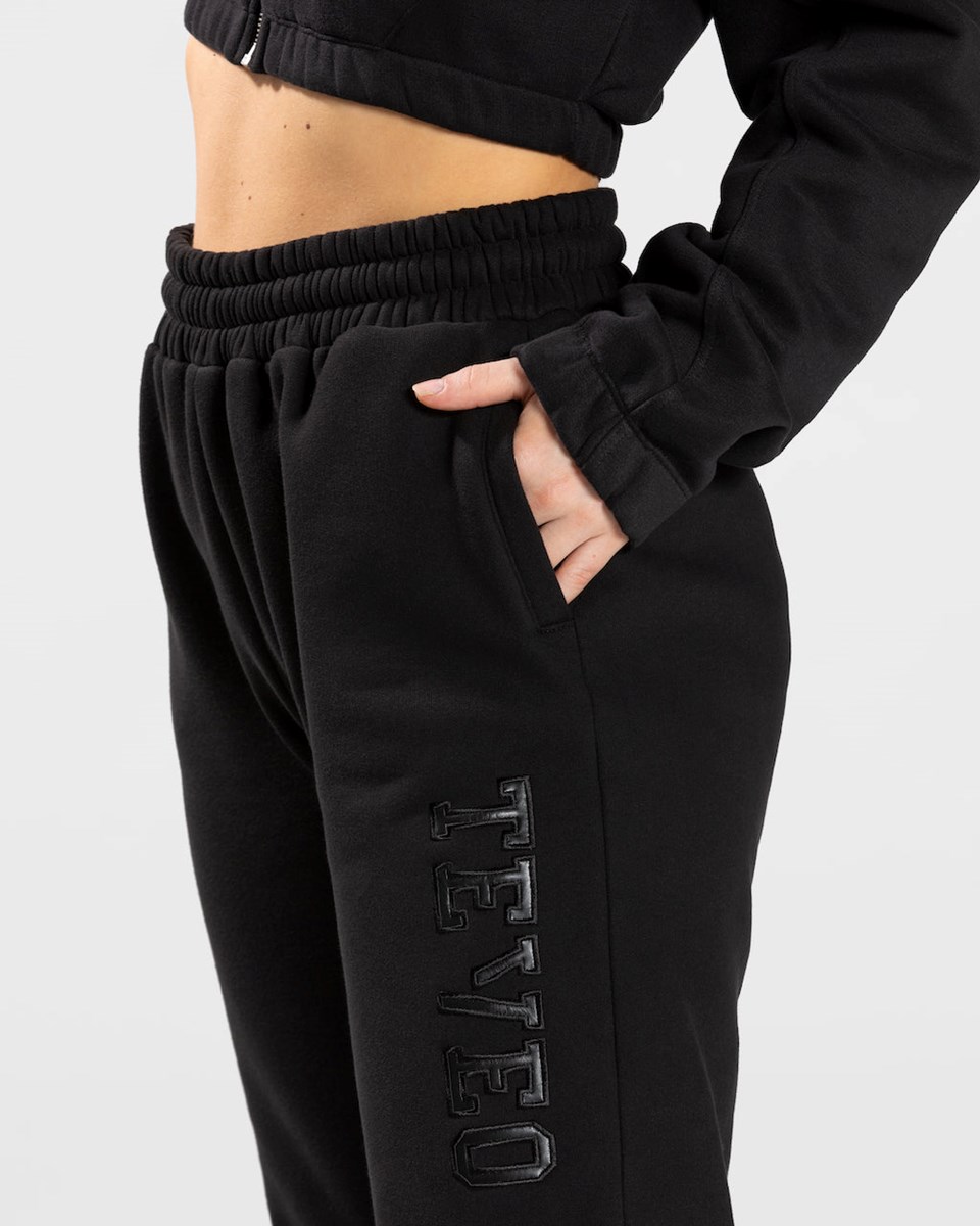 TEVEO College Oversized Jogger Noir | 46259BNFJ