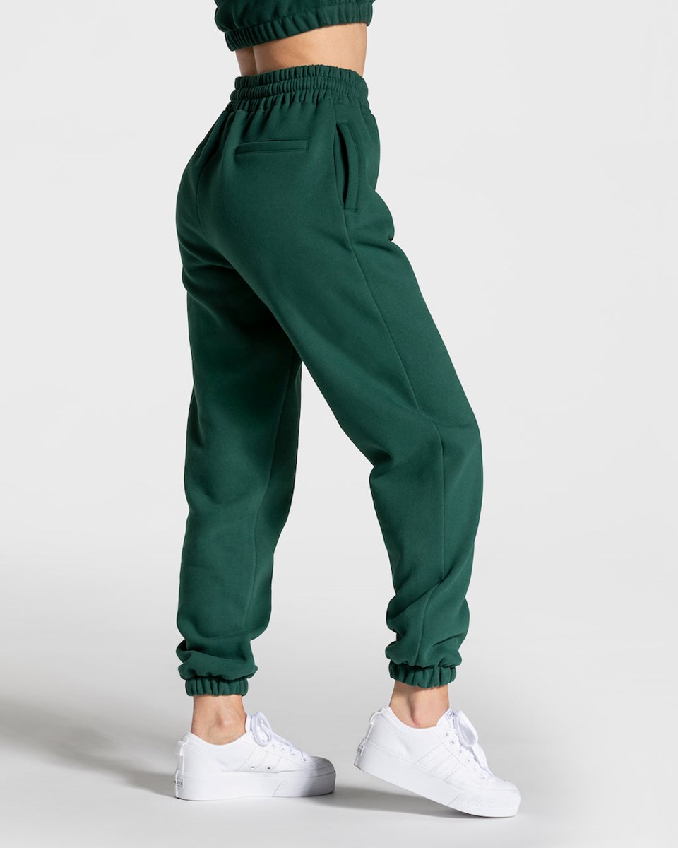 TEVEO College Oversized Jogger Vert Foncé | 49265FCXZ