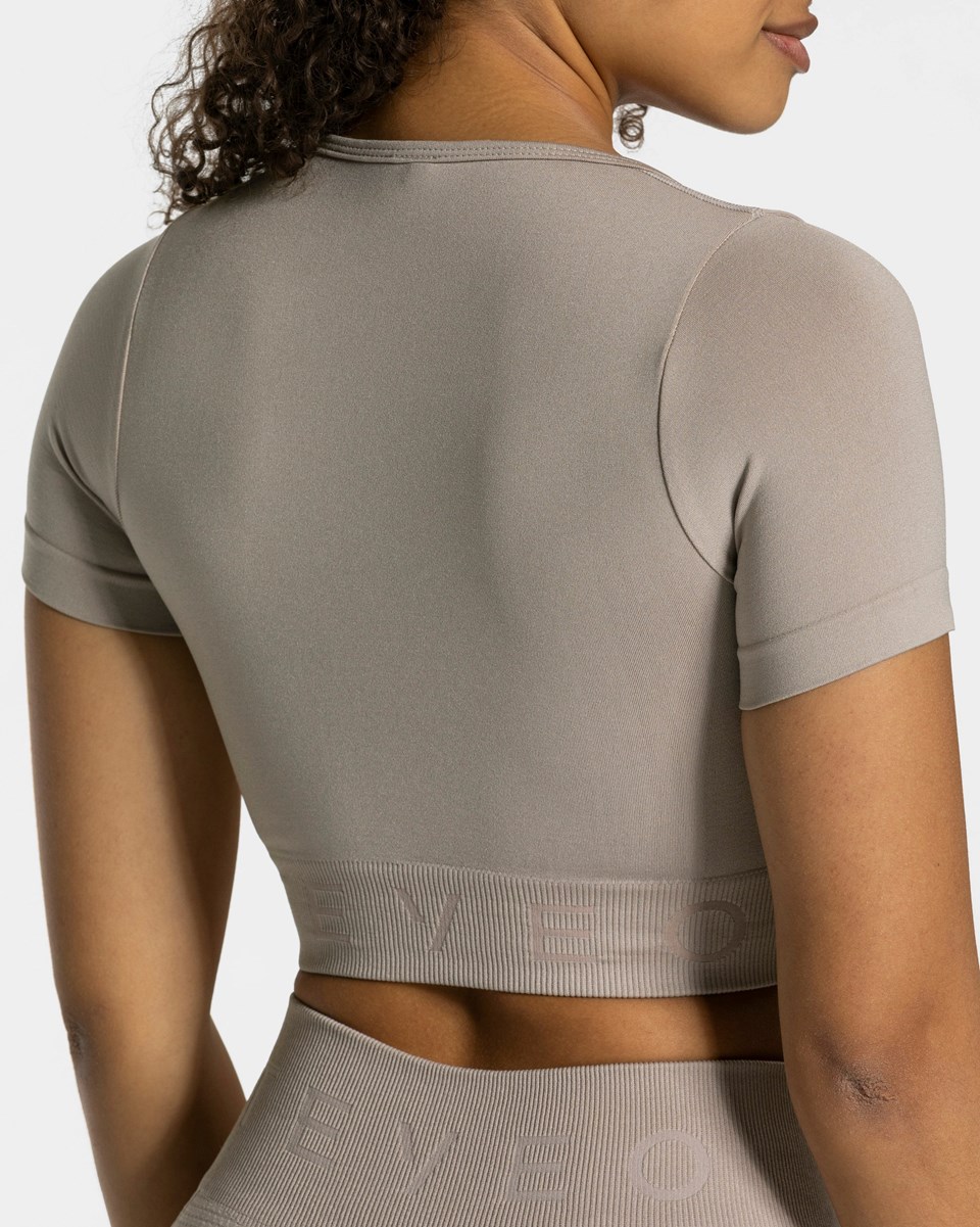 TEVEO Focus Crop Top Dust | 72836ERSV