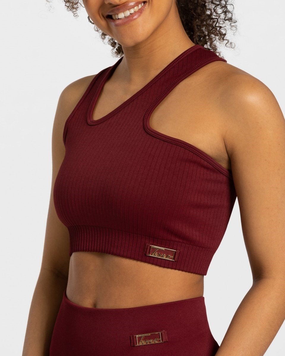 TEVEO Golden Asymmetric Top Bordeaux | 25368DYGW