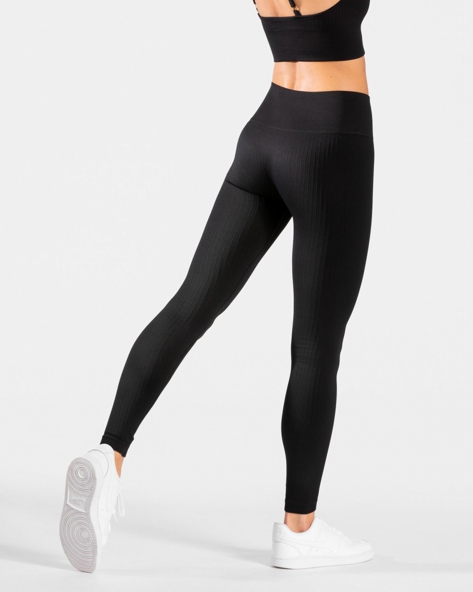 TEVEO Golden Leggings Noir | 49273VJRD