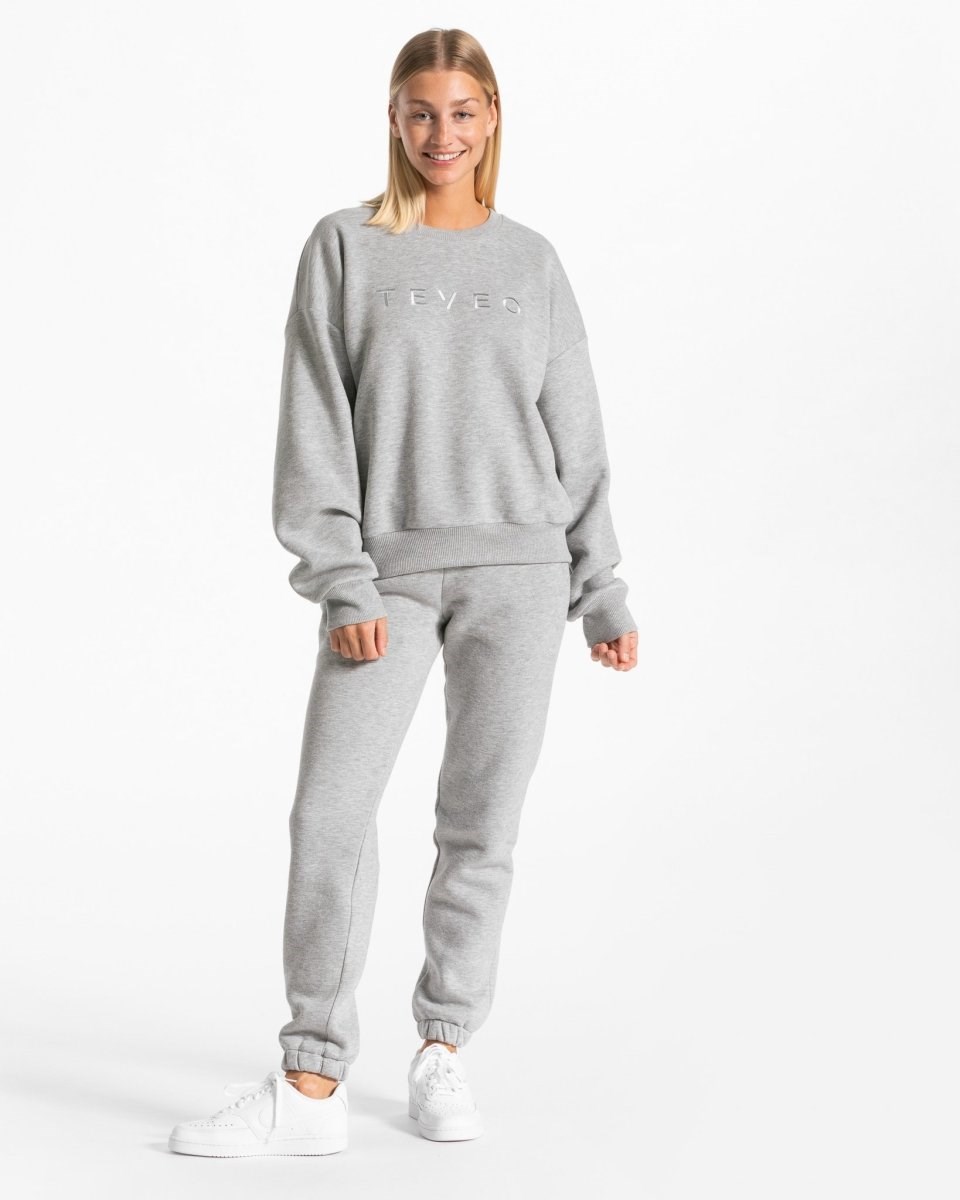 TEVEO Iconic Oversized Pull Gray | 08954SWAE