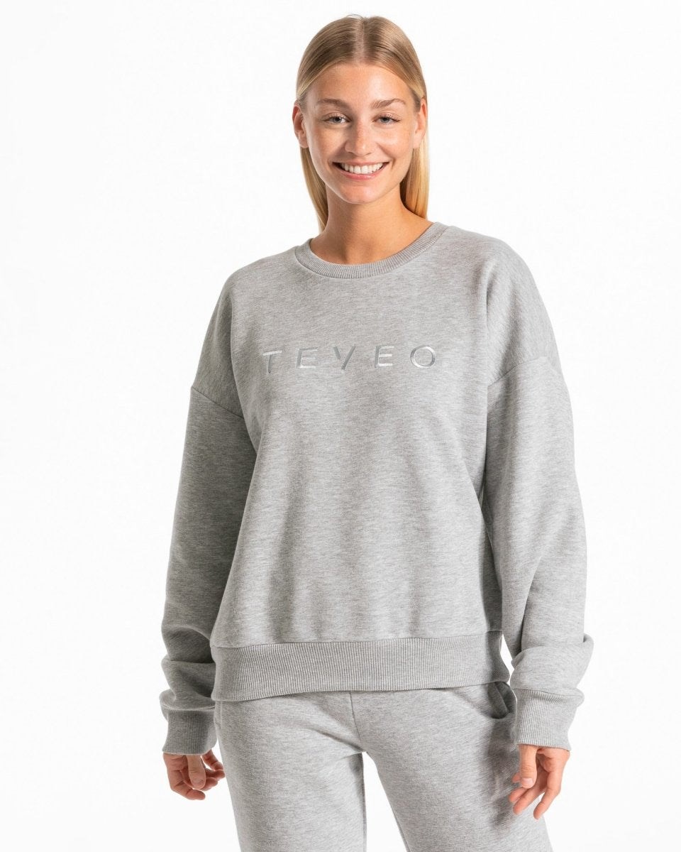 TEVEO Iconic Oversized Pull Gray | 08954SWAE