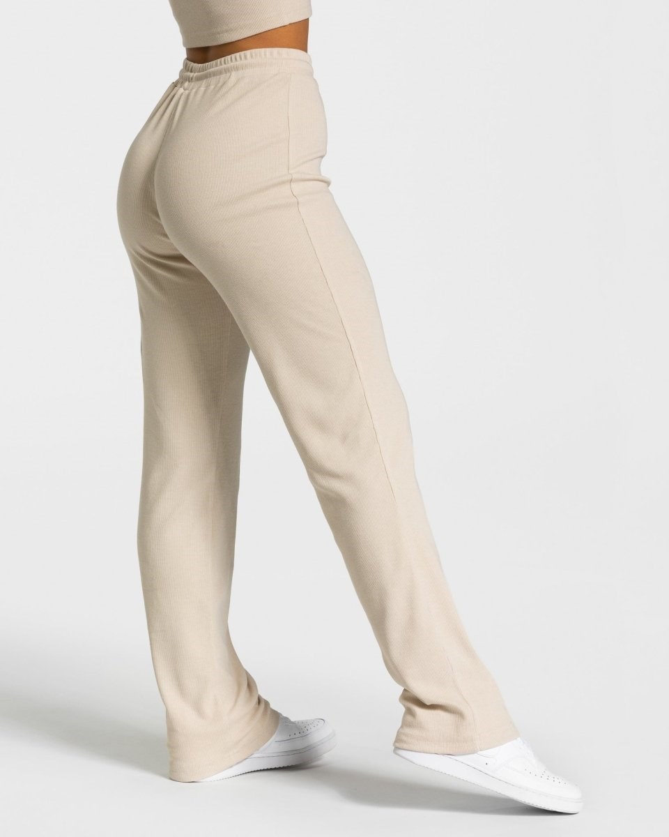 TEVEO Lounge Pants Beige | 73015SRJV