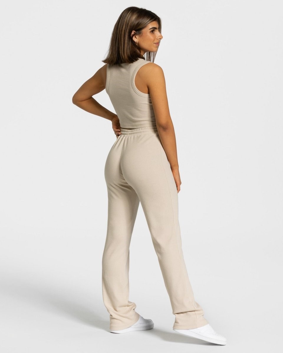 TEVEO Lounge Pants Beige | 73015SRJV