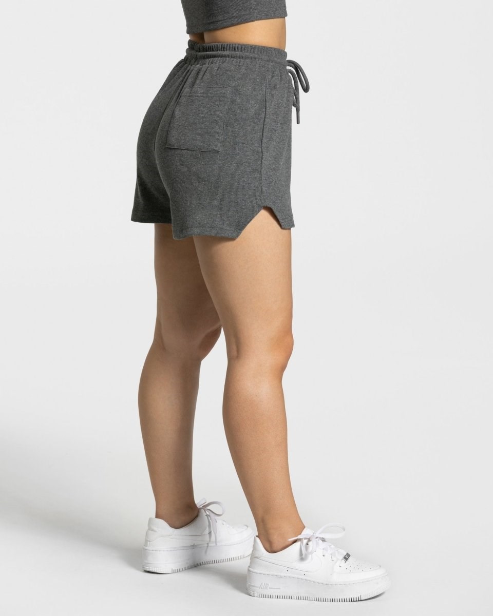 TEVEO Lounge Shorts Grise Foncé | 51783NFXM