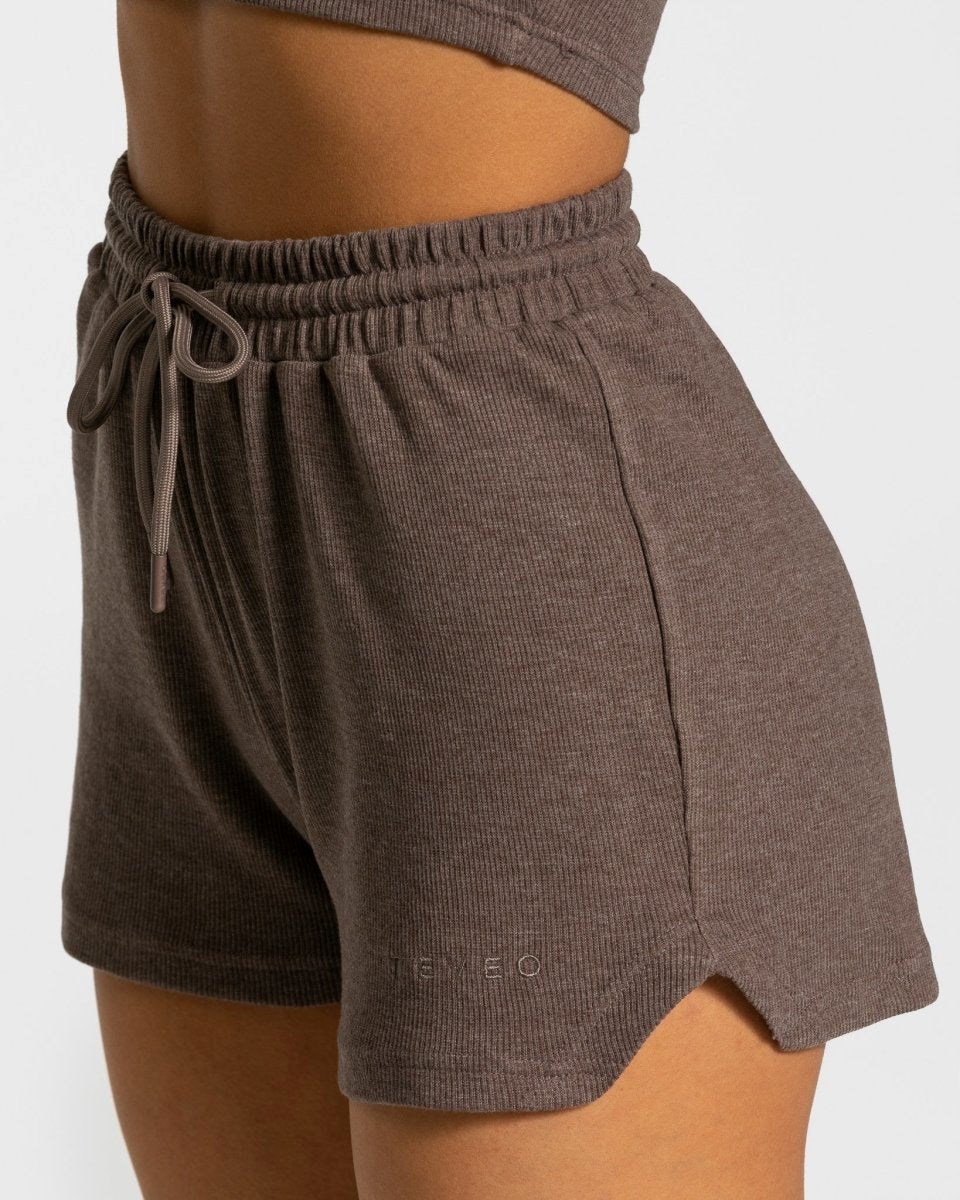 TEVEO Lounge Shorts Marron Foncé | 04286EALP