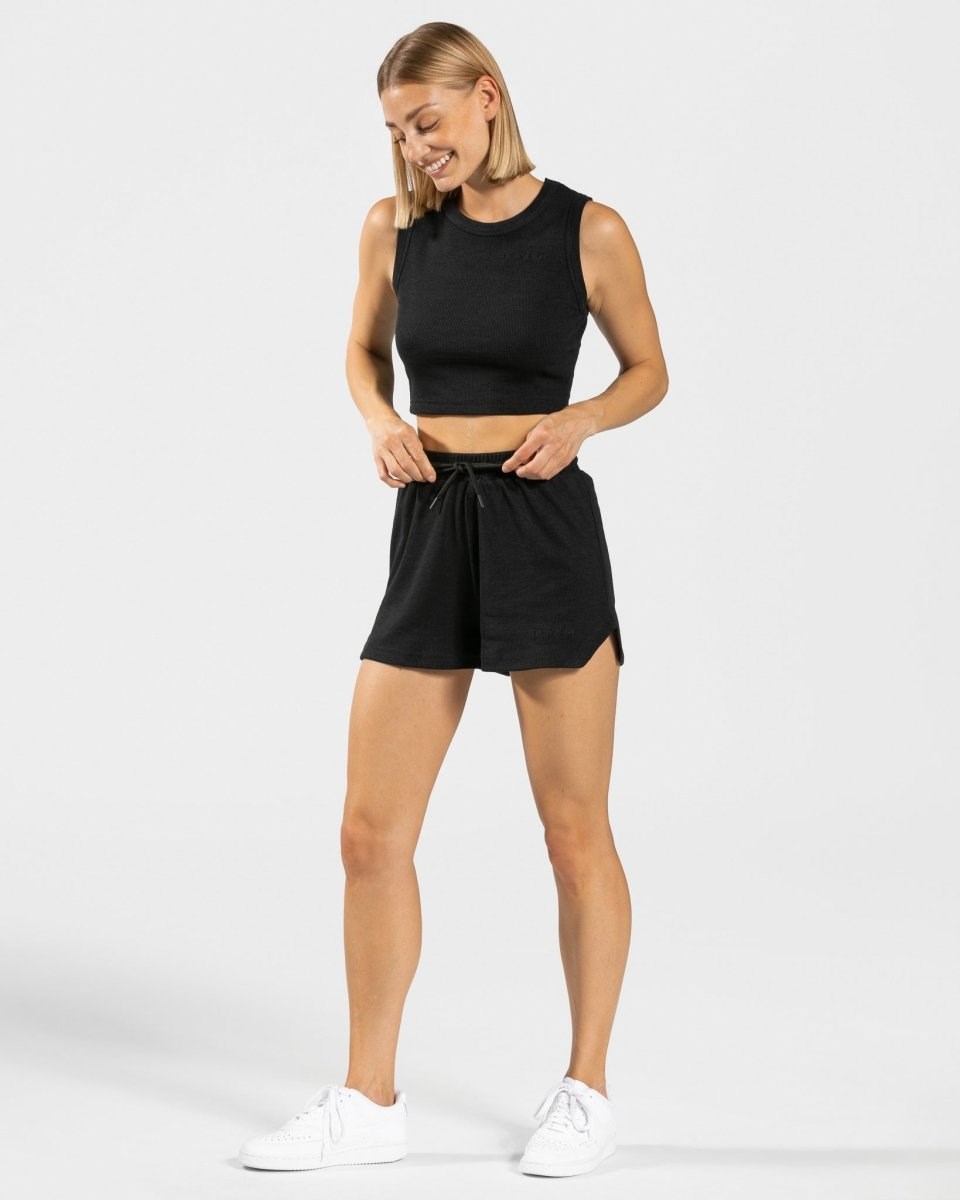 TEVEO Lounge Shorts Noir | 15483KJZM