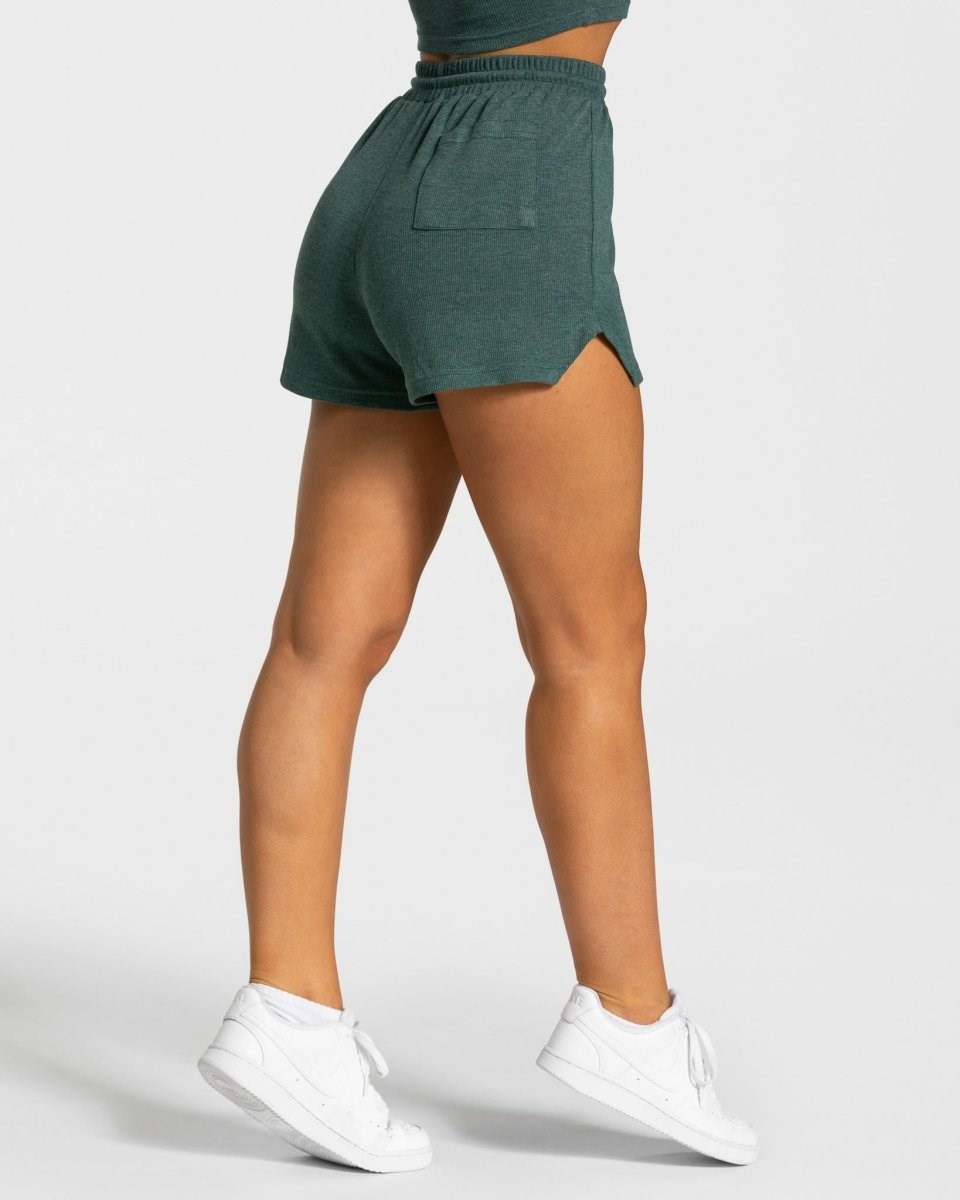 TEVEO Lounge Shorts Vert Foncé | 74059XFTC