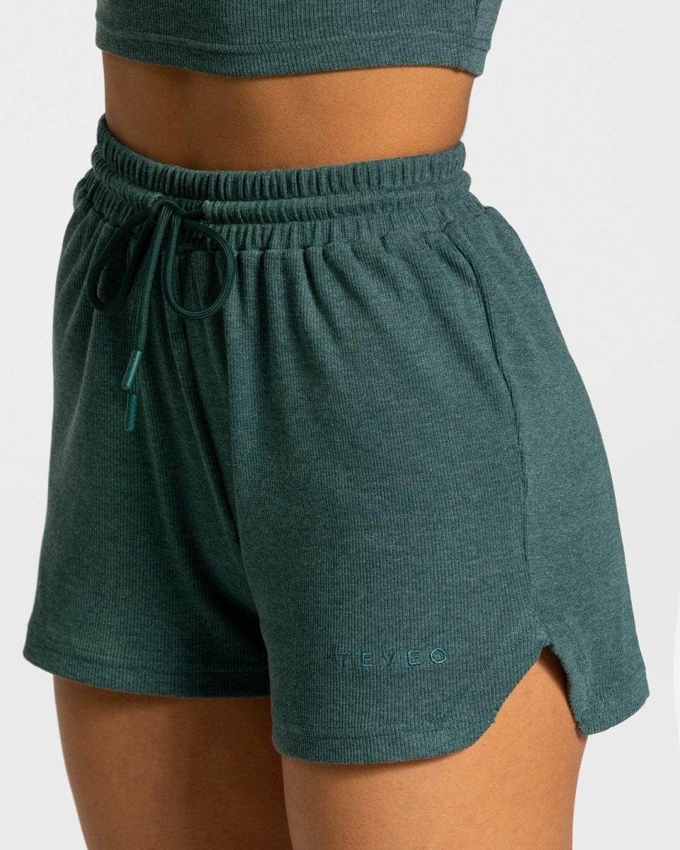 TEVEO Lounge Shorts Vert Foncé | 74059XFTC