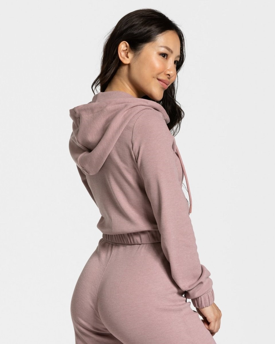 TEVEO Lounge Zip Hoodie Rose | 58431PYXR