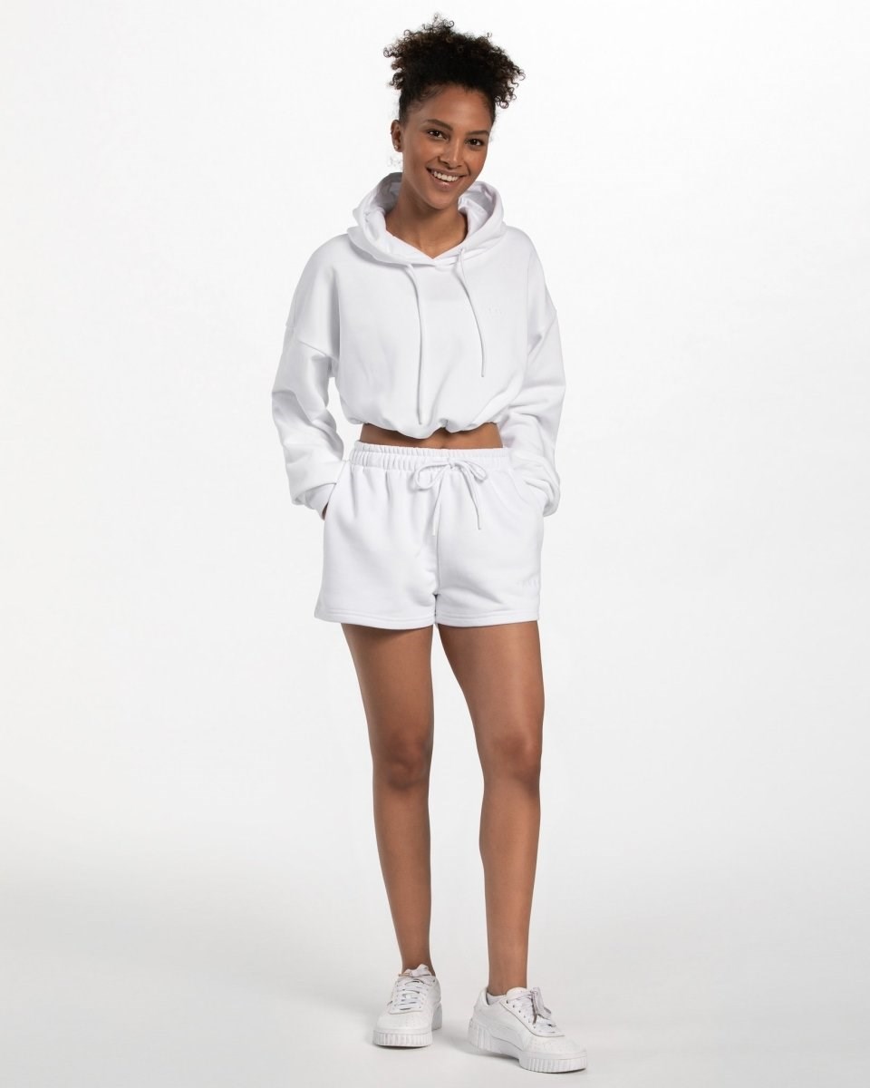 TEVEO Oversized Shorts Blanche | 37892WNZT