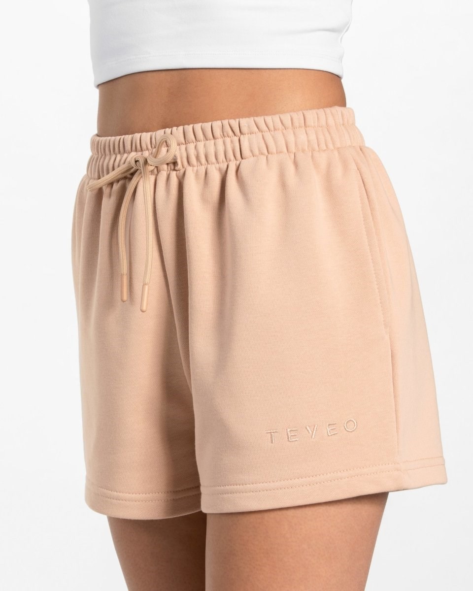 TEVEO Oversized Shorts Nude | 04875BUWY