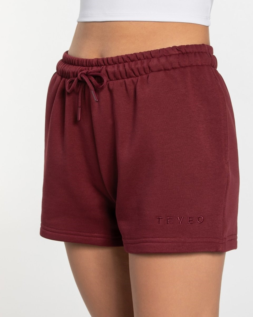 TEVEO Oversized Shorts Rouge | 15340TCUQ