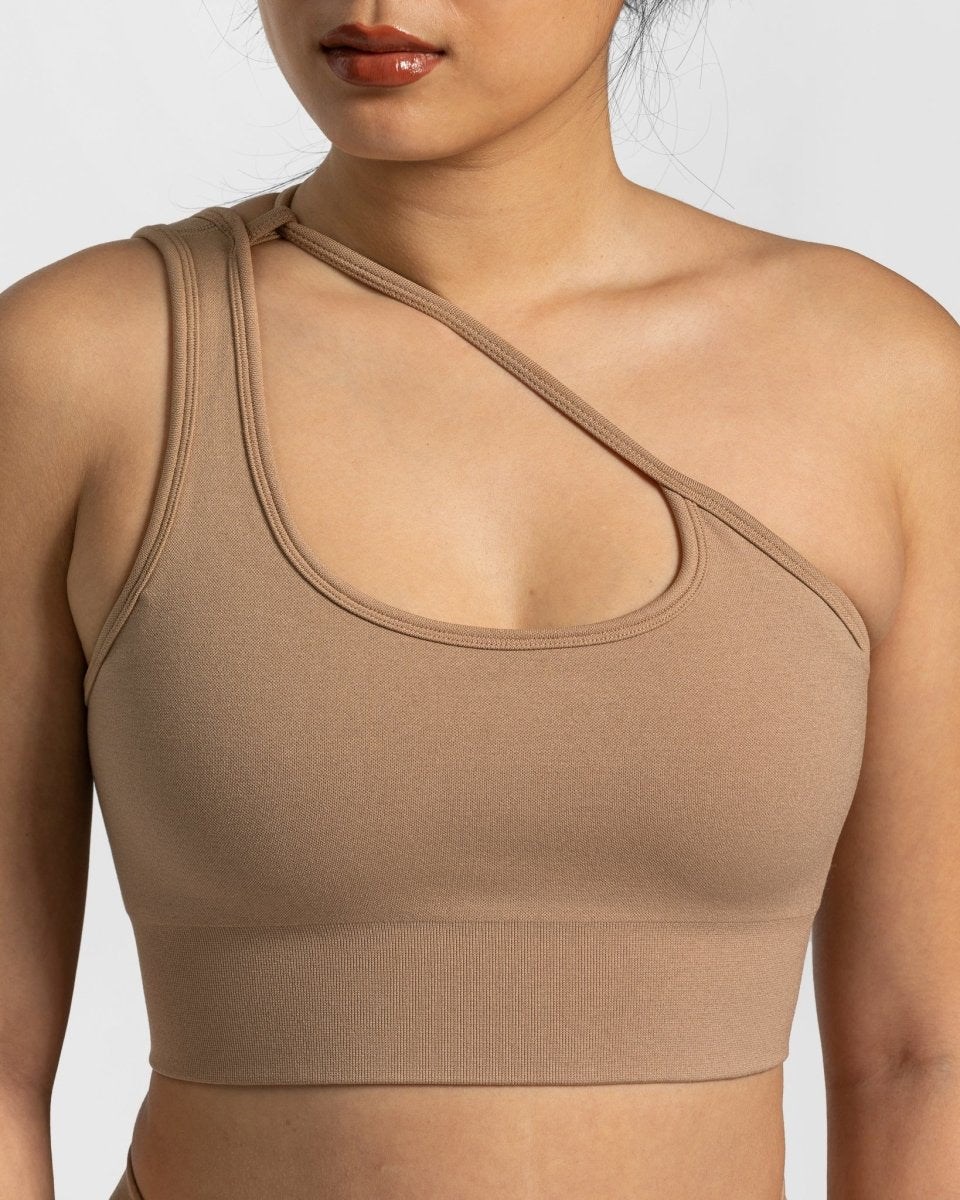 TEVEO Sassy One Shoulder Bh Beige | 30461YTBV