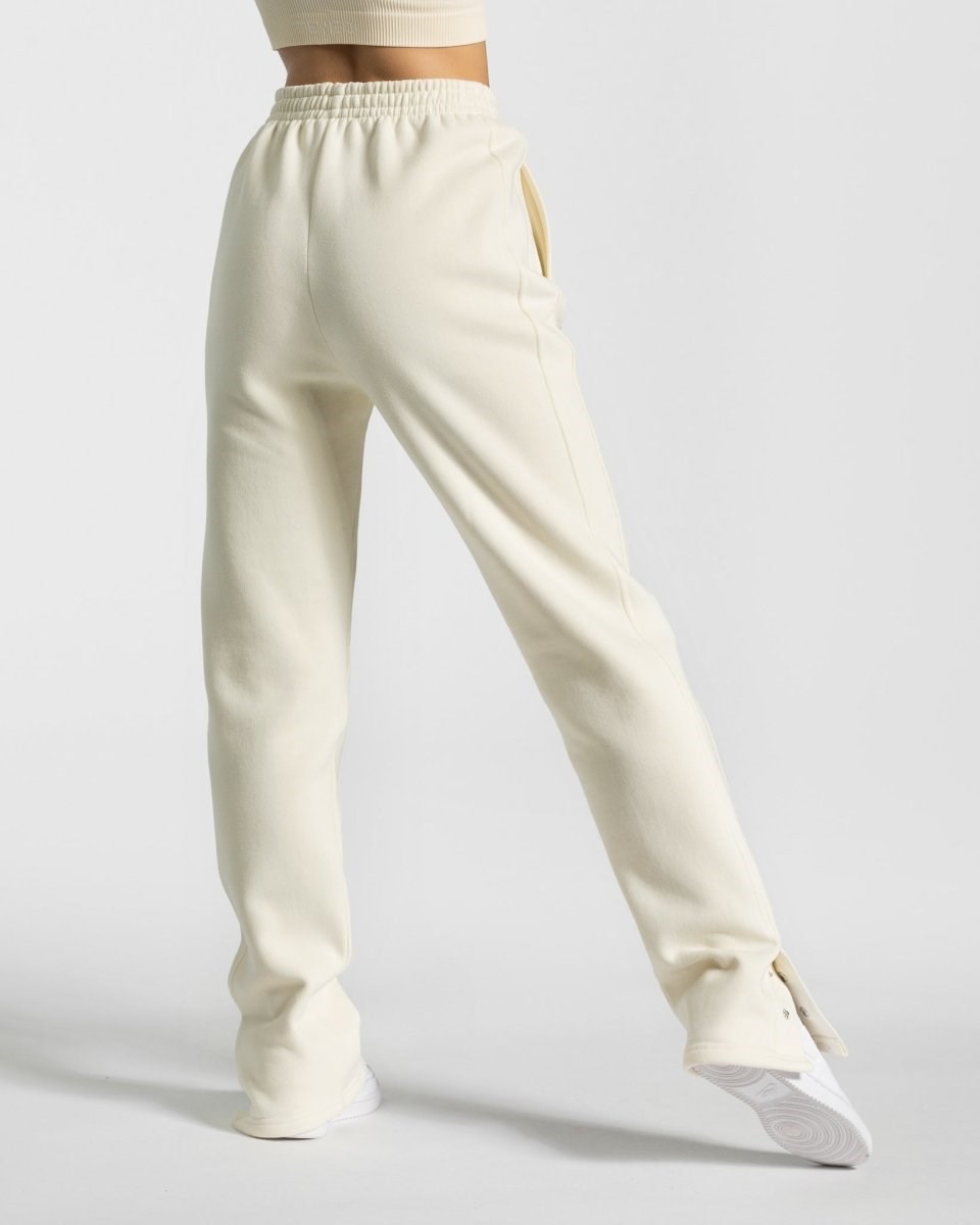 TEVEO Sassy Slit Jogger Ivory | 40725GFQZ