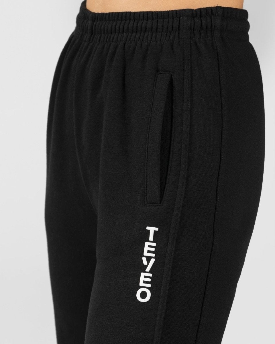 TEVEO Sassy Slit Jogger Noir | 97528IFZK