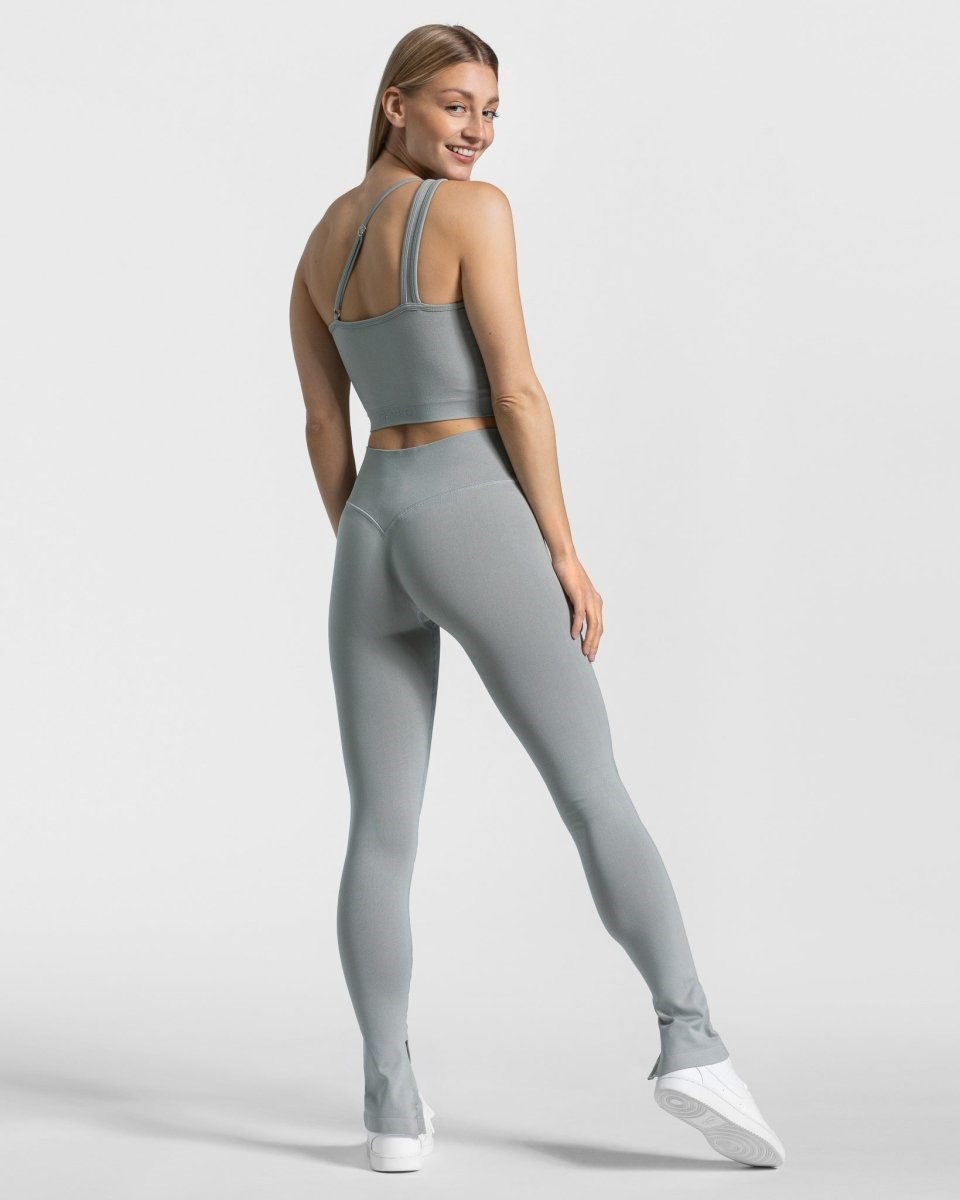 TEVEO Sassy Slit Leggings Bleu | 25384ACML