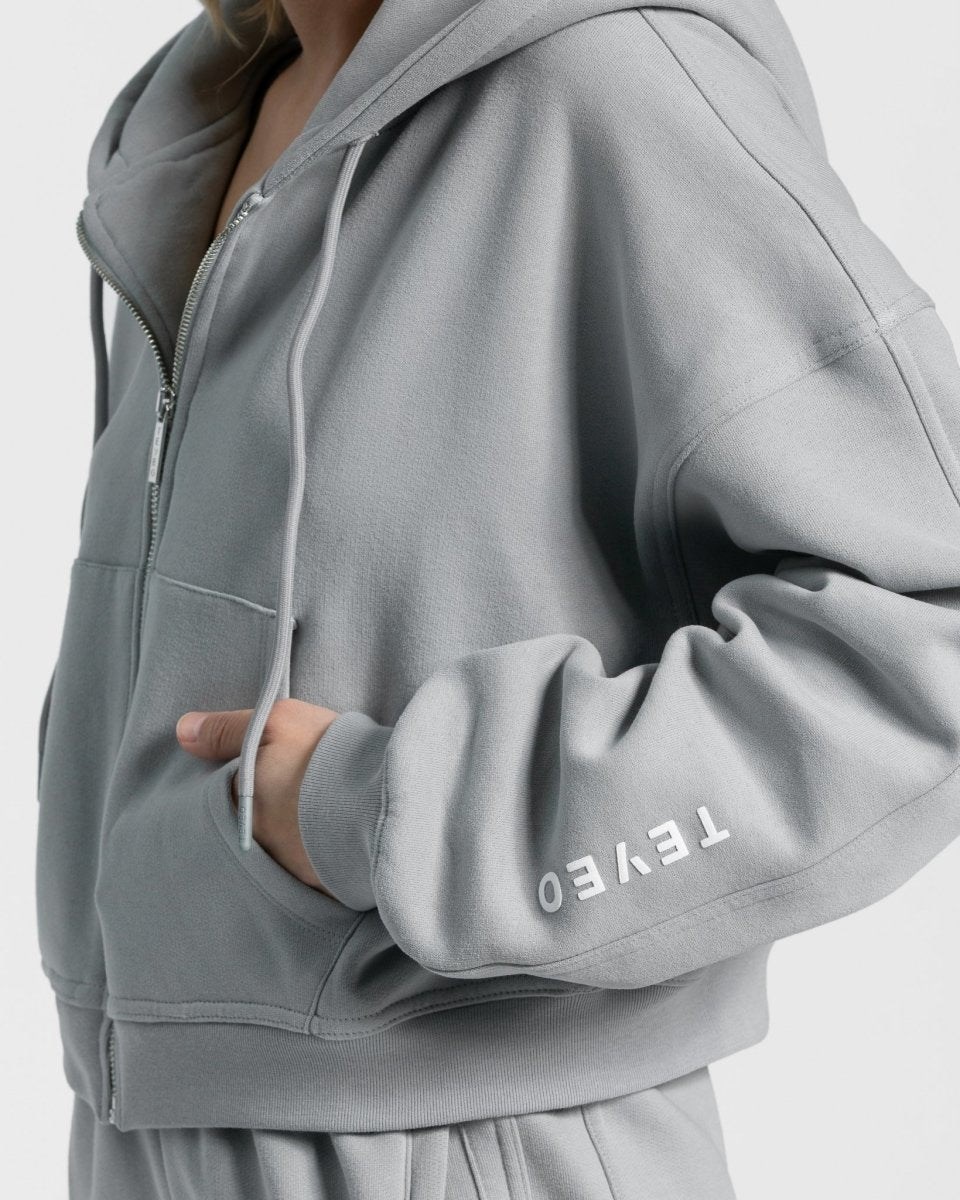 TEVEO Sassy Zip Hoodie Bleu | 18742KQRS