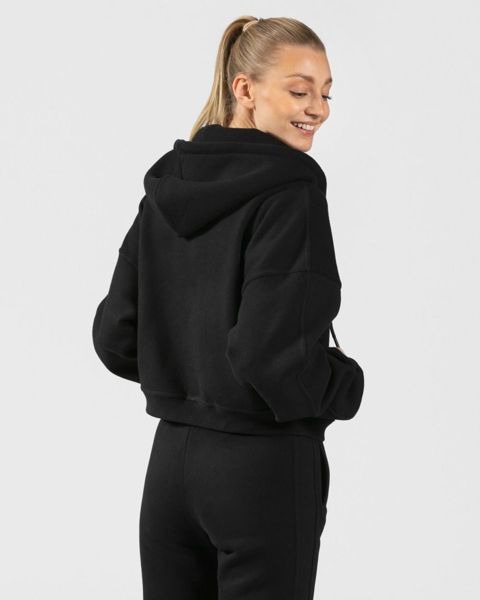 TEVEO Sassy Zip Hoodie Noir | 84651YSTC