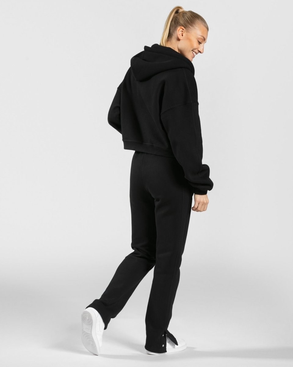 TEVEO Sassy Zip Hoodie Noir | 84651YSTC