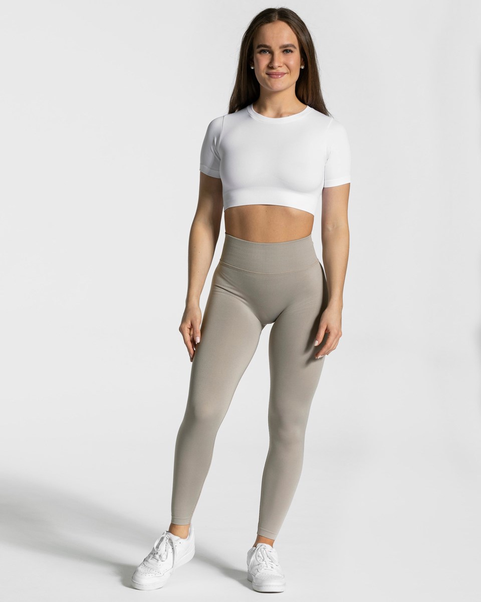 TEVEO Sensation Crop Top Blanche | 68271NMBA