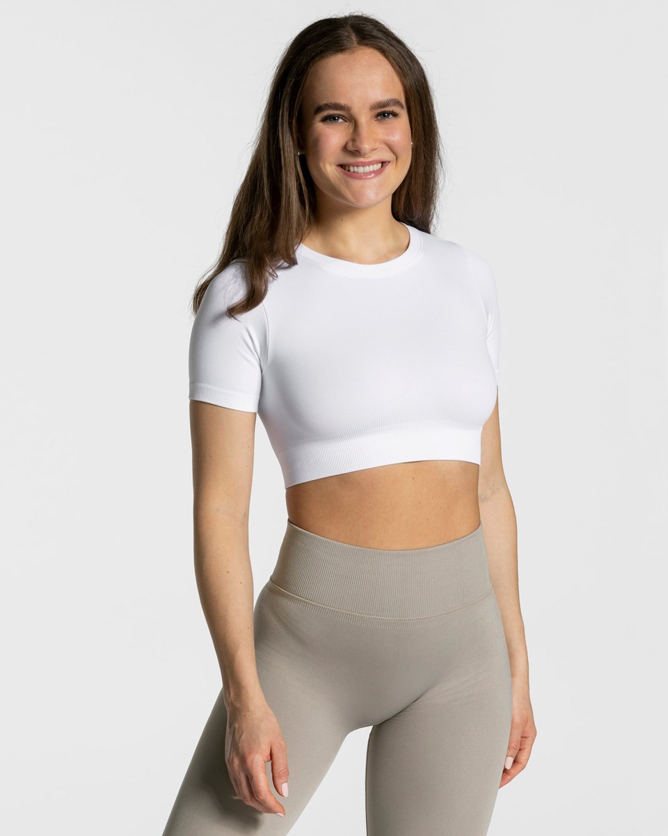 TEVEO Sensation Crop Top Blanche | 68271NMBA