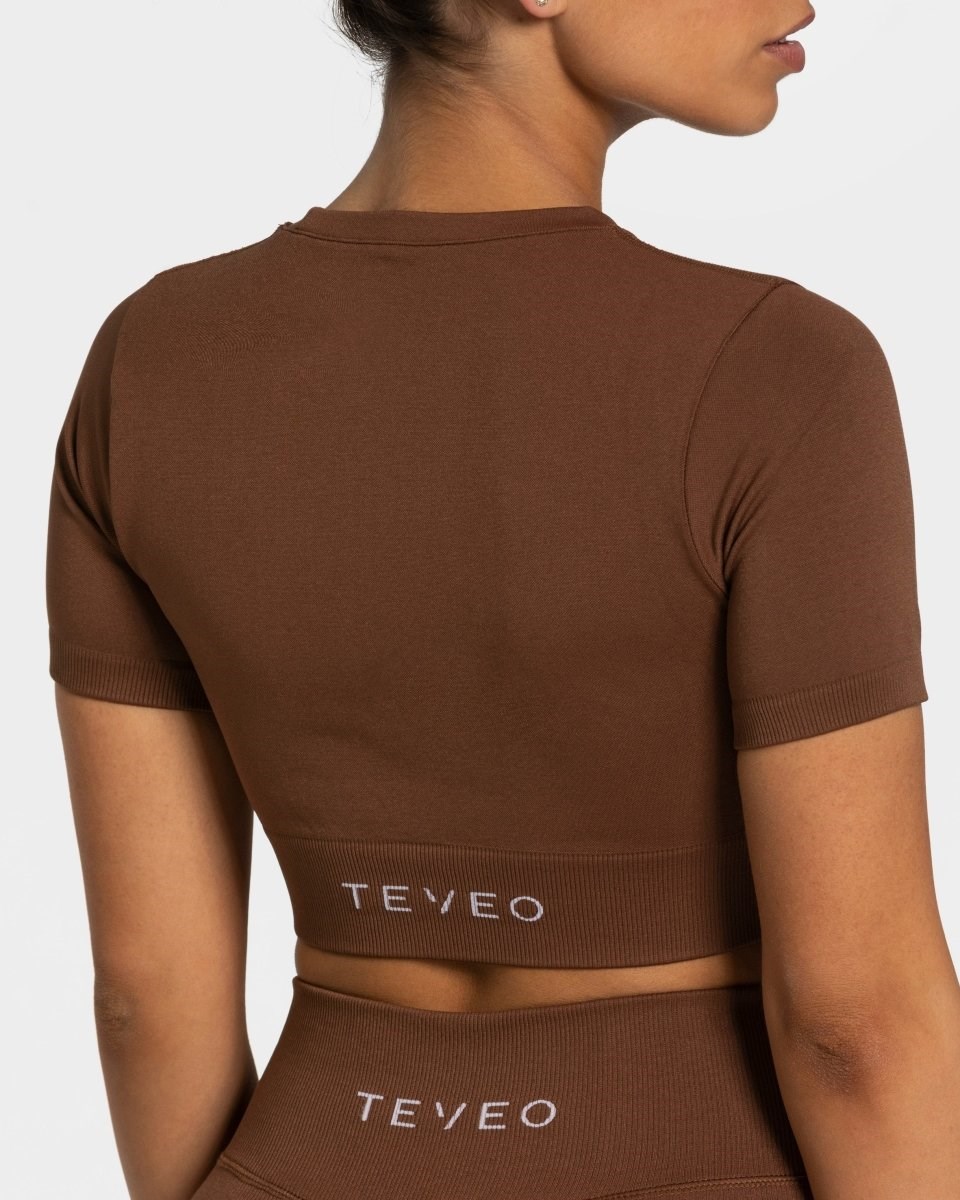 TEVEO Sensation Crop Top Karamell | 85293KDVU