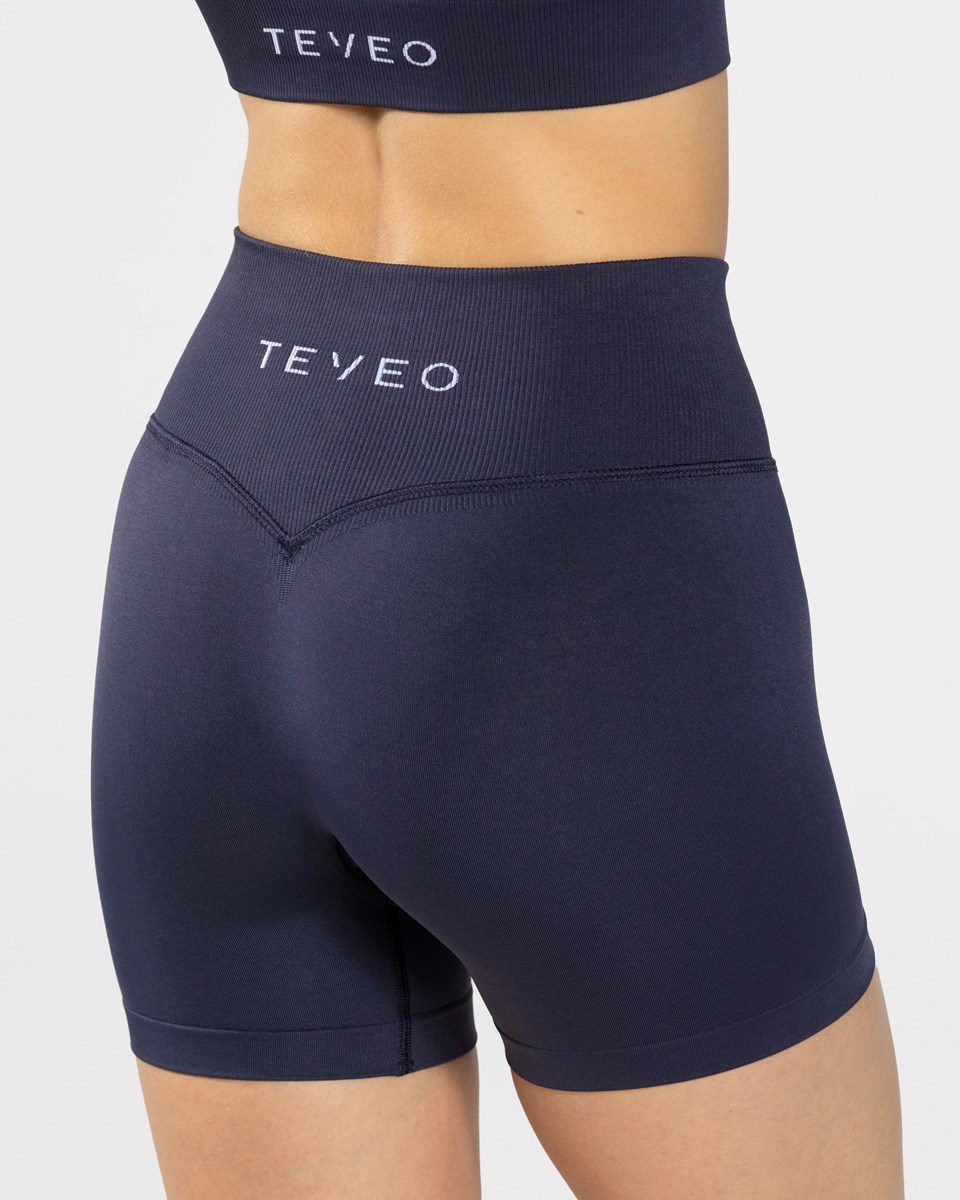 TEVEO Sensation Mini Shorts Bleu Foncé | 48792BLDW