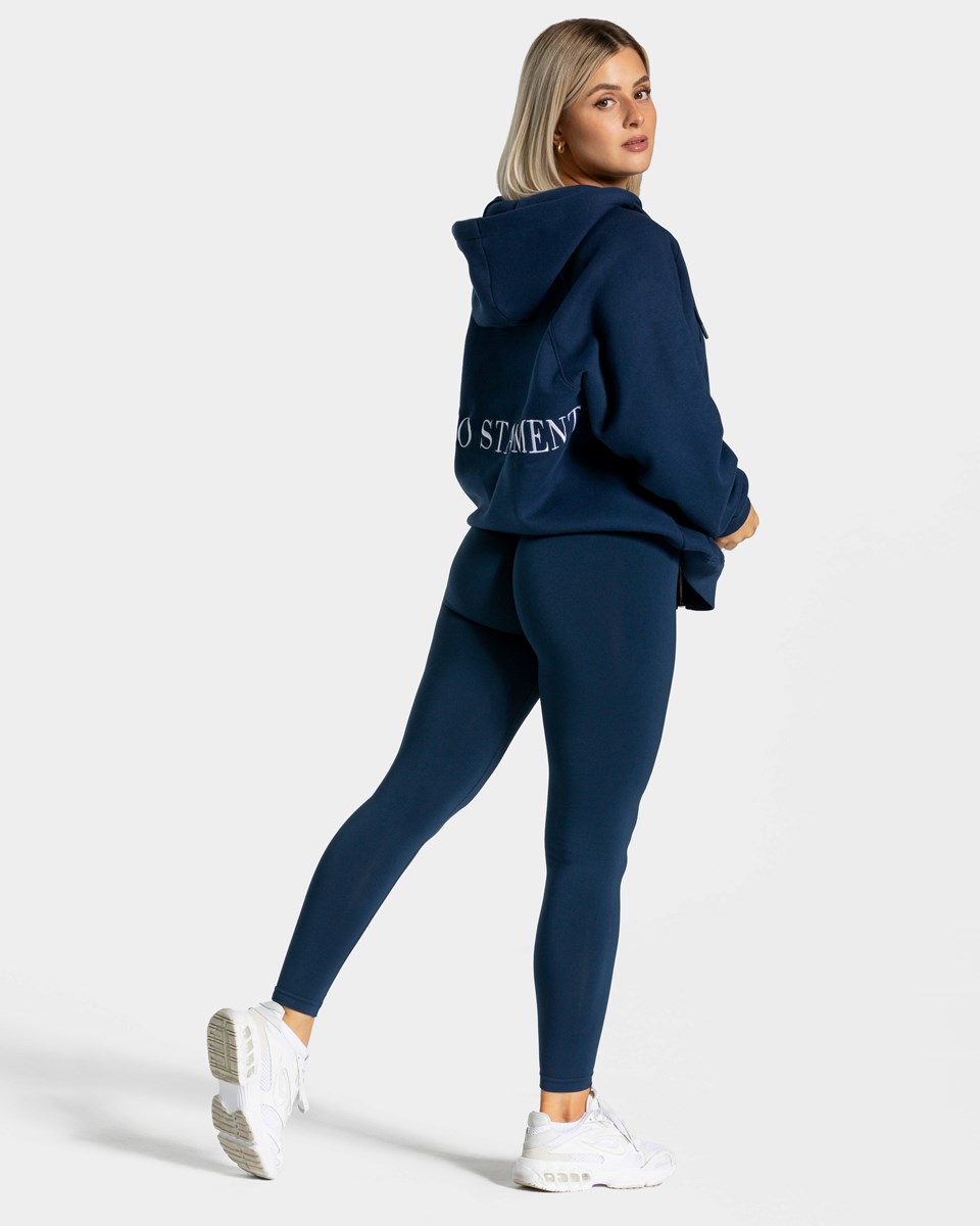 TEVEO Statement Oversized Jackets Bleu Foncé | 12360JQVS