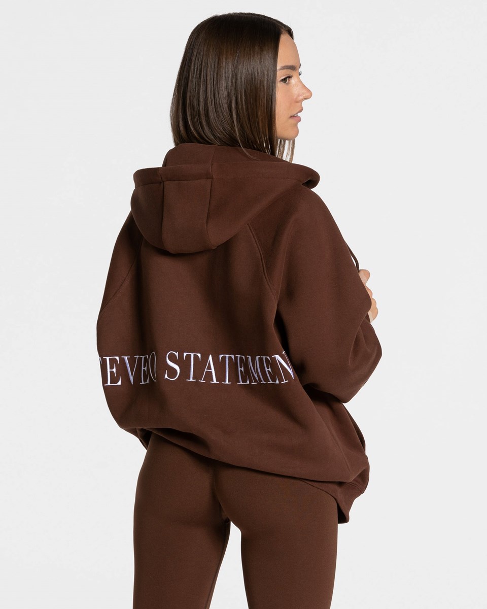 TEVEO Statement Oversized Jackets Kaffee | 69752VEPH