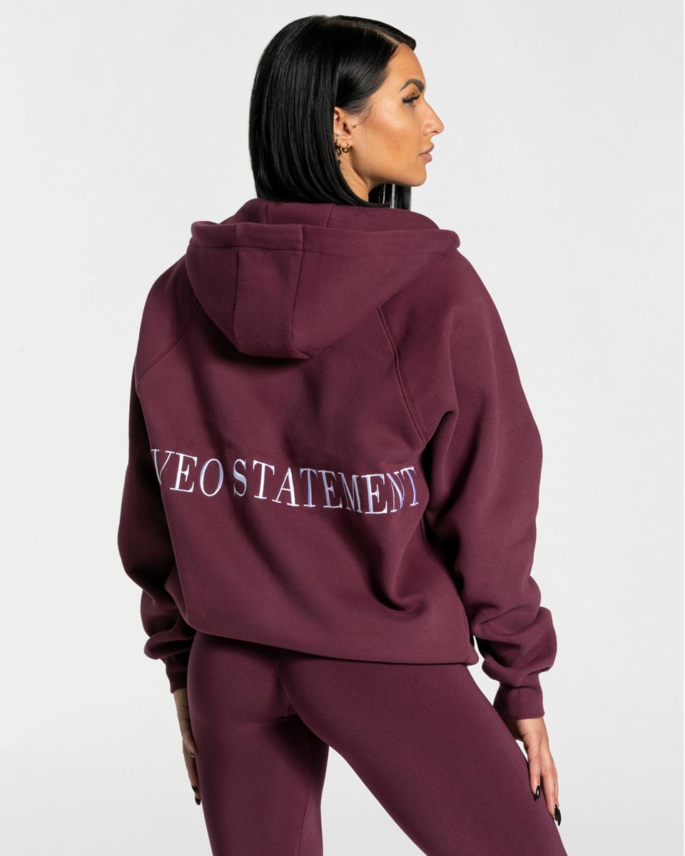 TEVEO Statement Oversized Jackets Pflaume | 14293GHUS