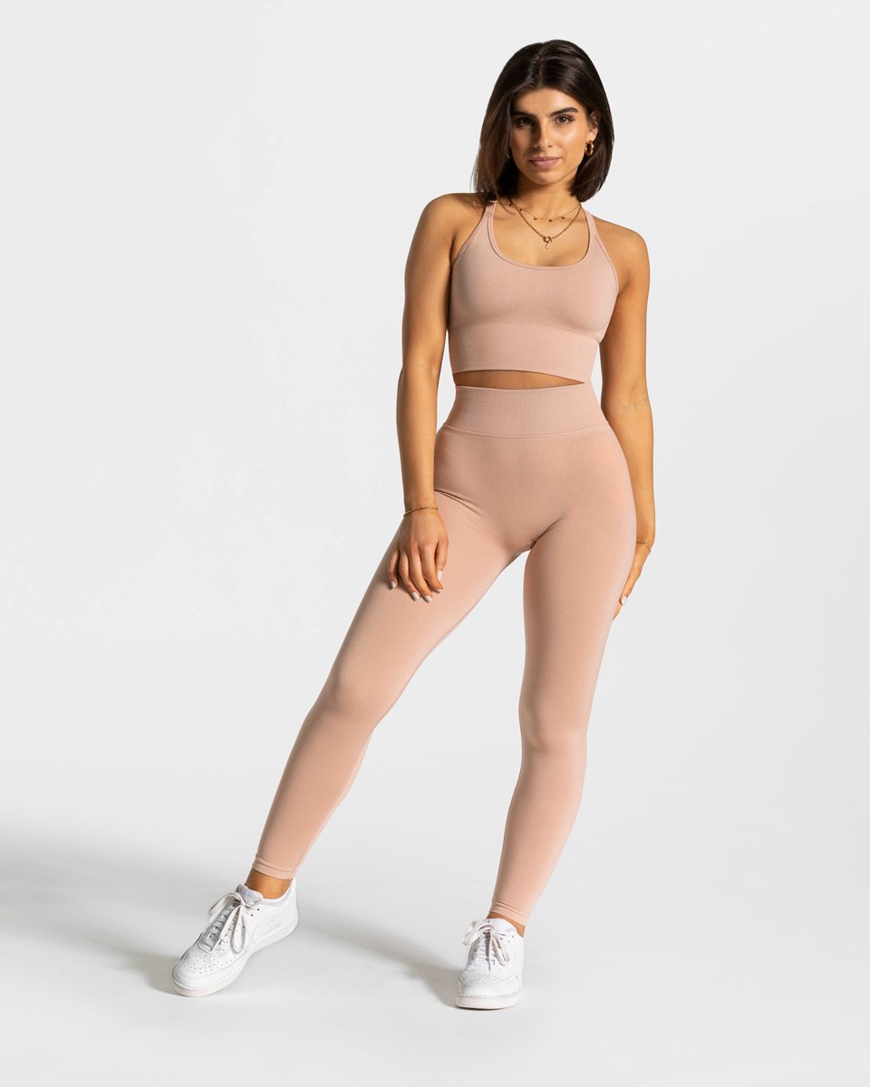 TEVEO Statement Scrunch Leggings Rose | 48250WGEL