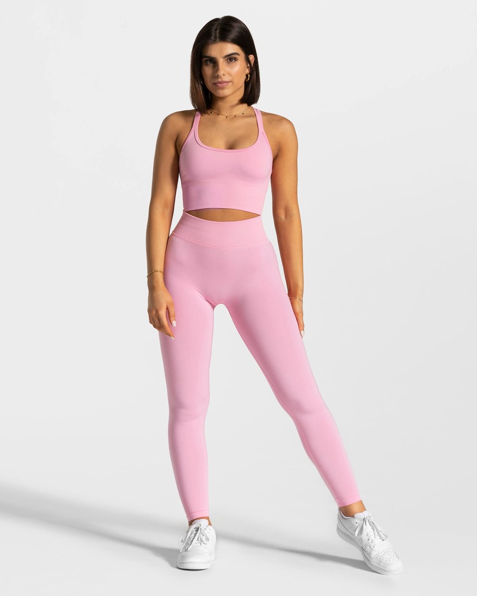 TEVEO Statement Scrunch Leggings Rose | 70694YQBZ