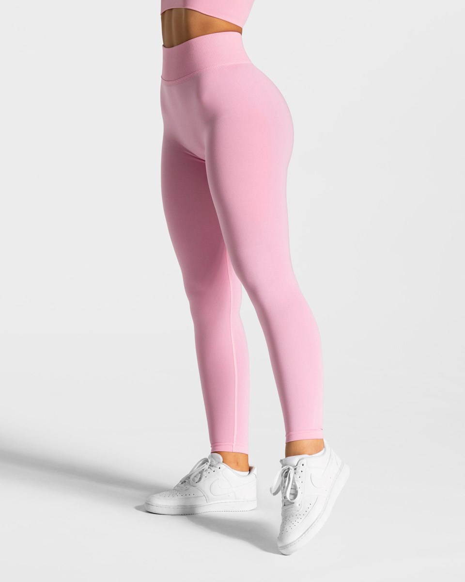 TEVEO Statement Scrunch Leggings Rose | 70694YQBZ