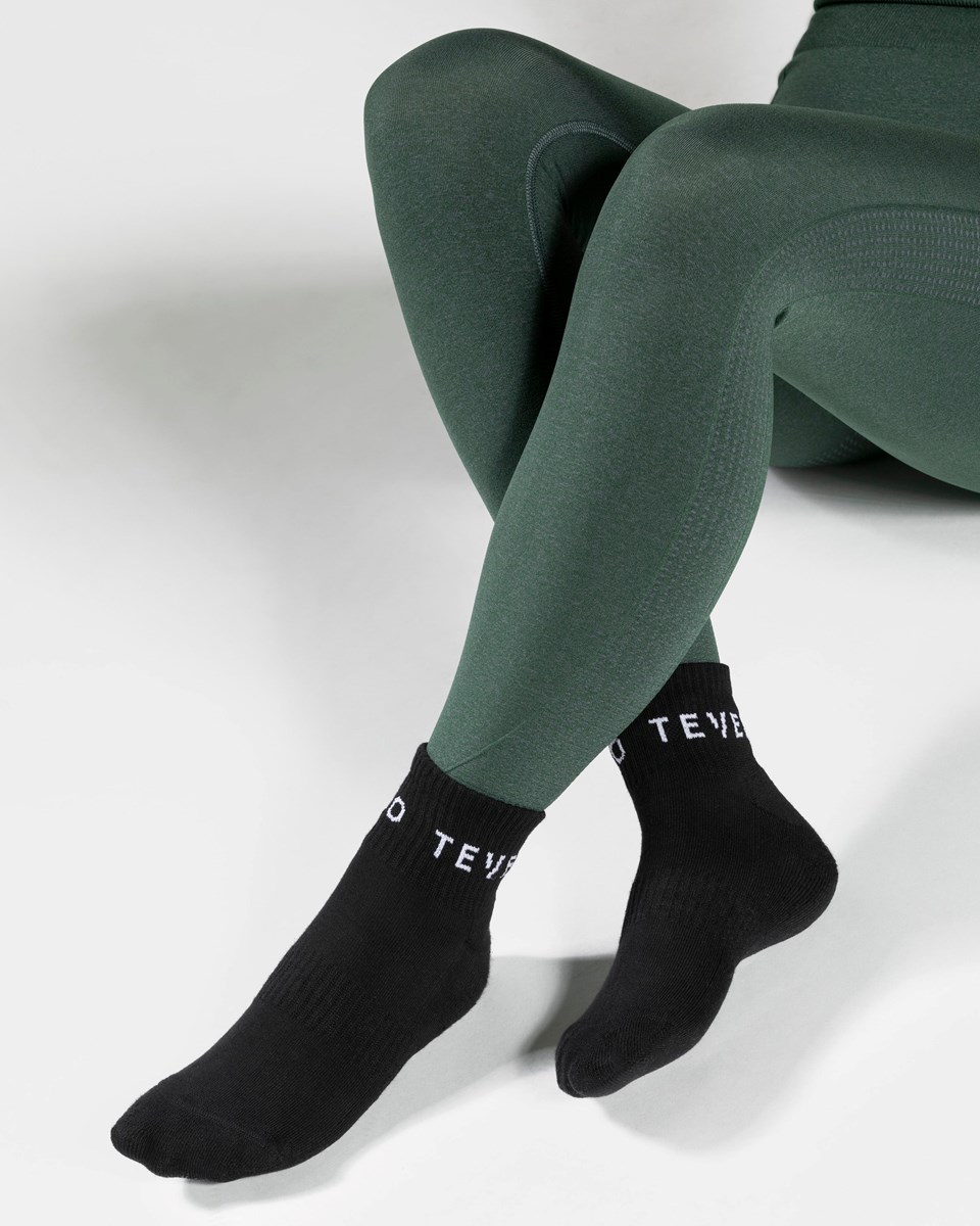 TEVEO TEVEO Ankle Socken (2er) Noir | 39267FWXG