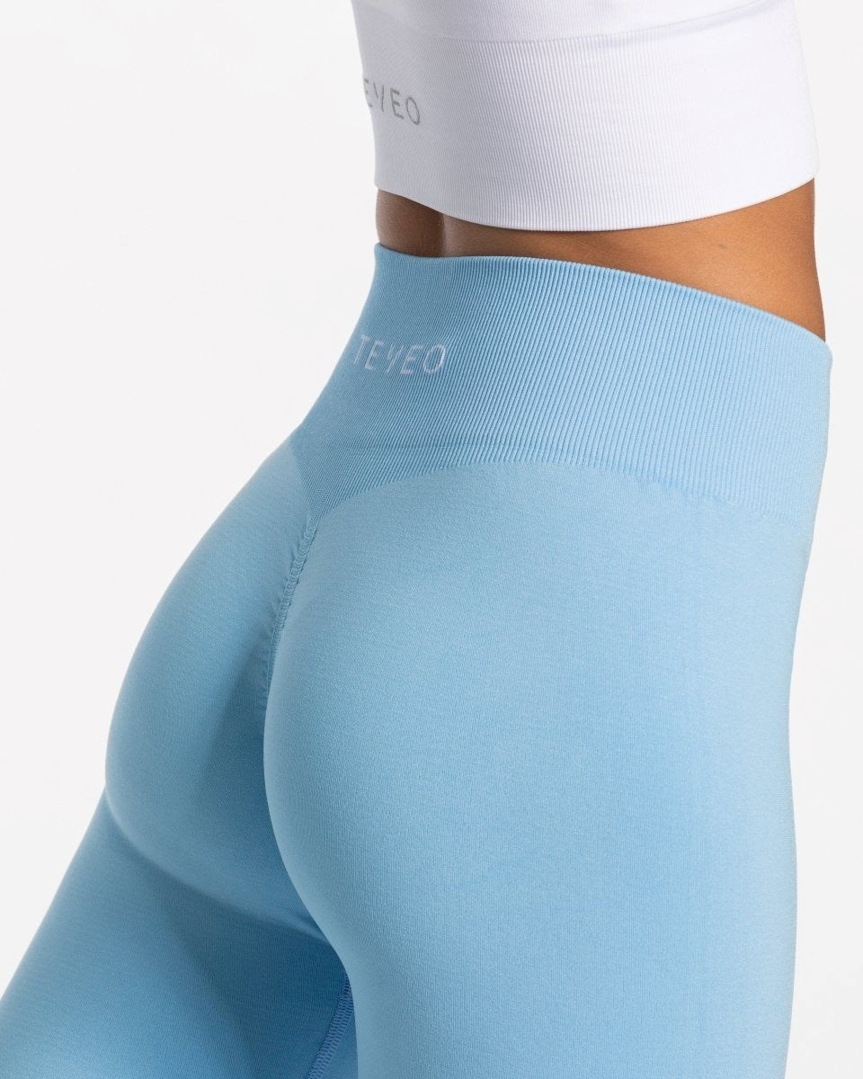 TEVEO Timeless Scrunch Leggings Bleu | 17604LKQH