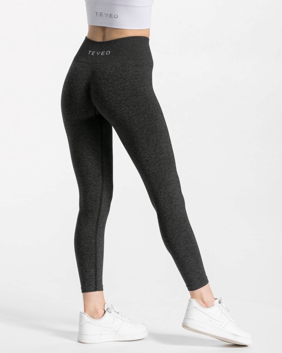 TEVEO Timeless Scrunch Leggings Grise Foncé | 85037LXDW