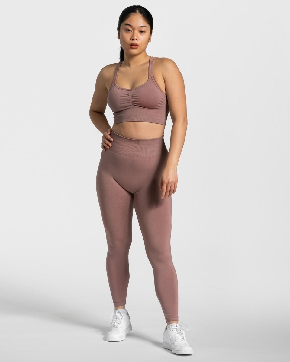 TEVEO Timeless Scrunch Leggings Rose | 50863USMR