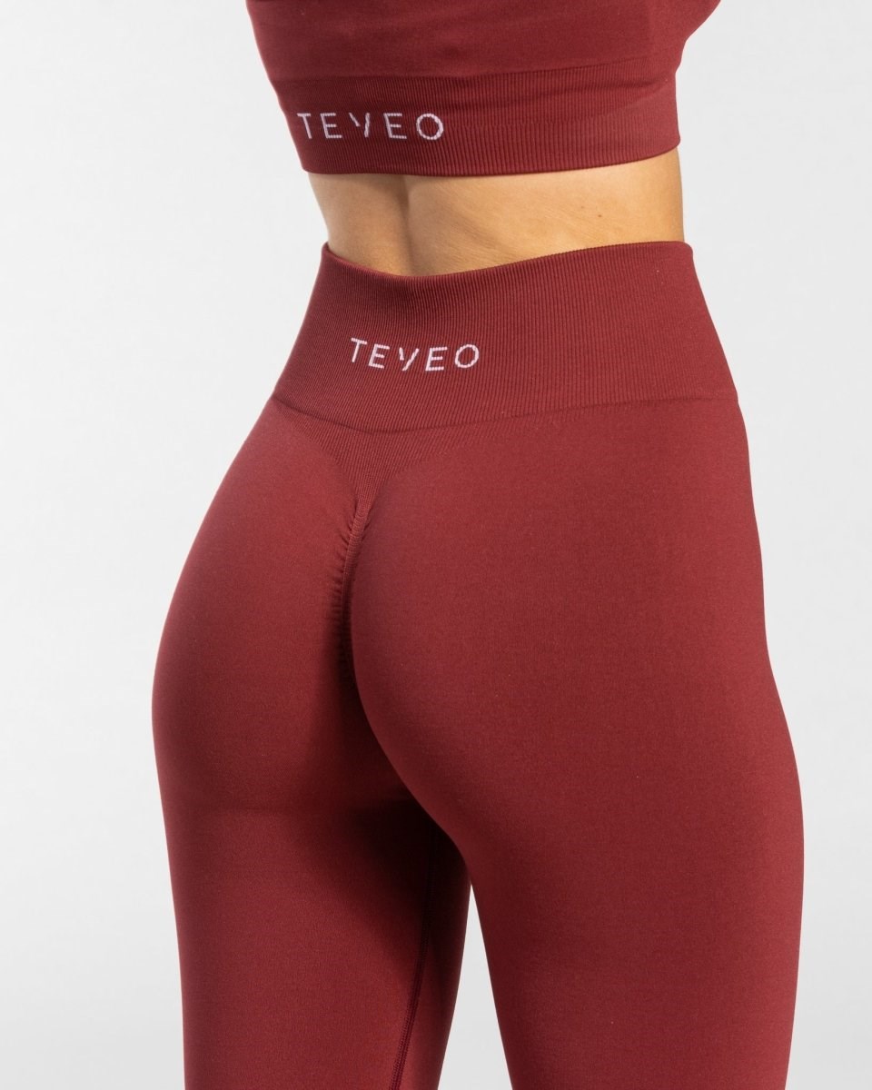 TEVEO Timeless Scrunch Leggings Rouge | 17568ODWH